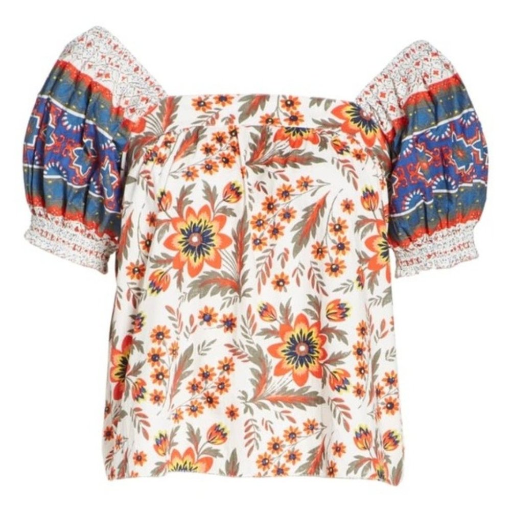 Joie Cleona Cotton Top Floral print